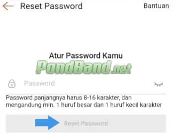 lupa password shopee pay