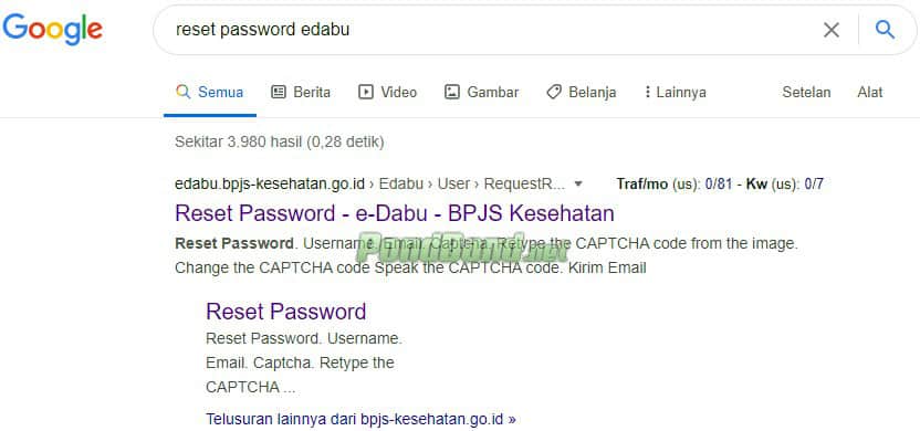 Lupa Password E-Dabu