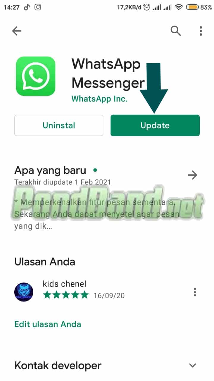 Ketuk Update WhatsApp Tanpa Kehilangan Chat
