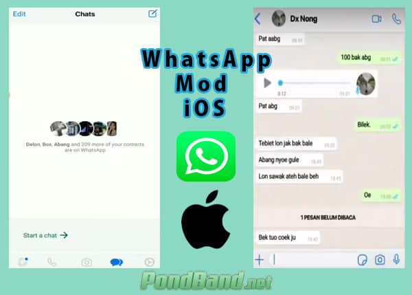 Whatsapp Mod iOS v.8.70 Terbaru