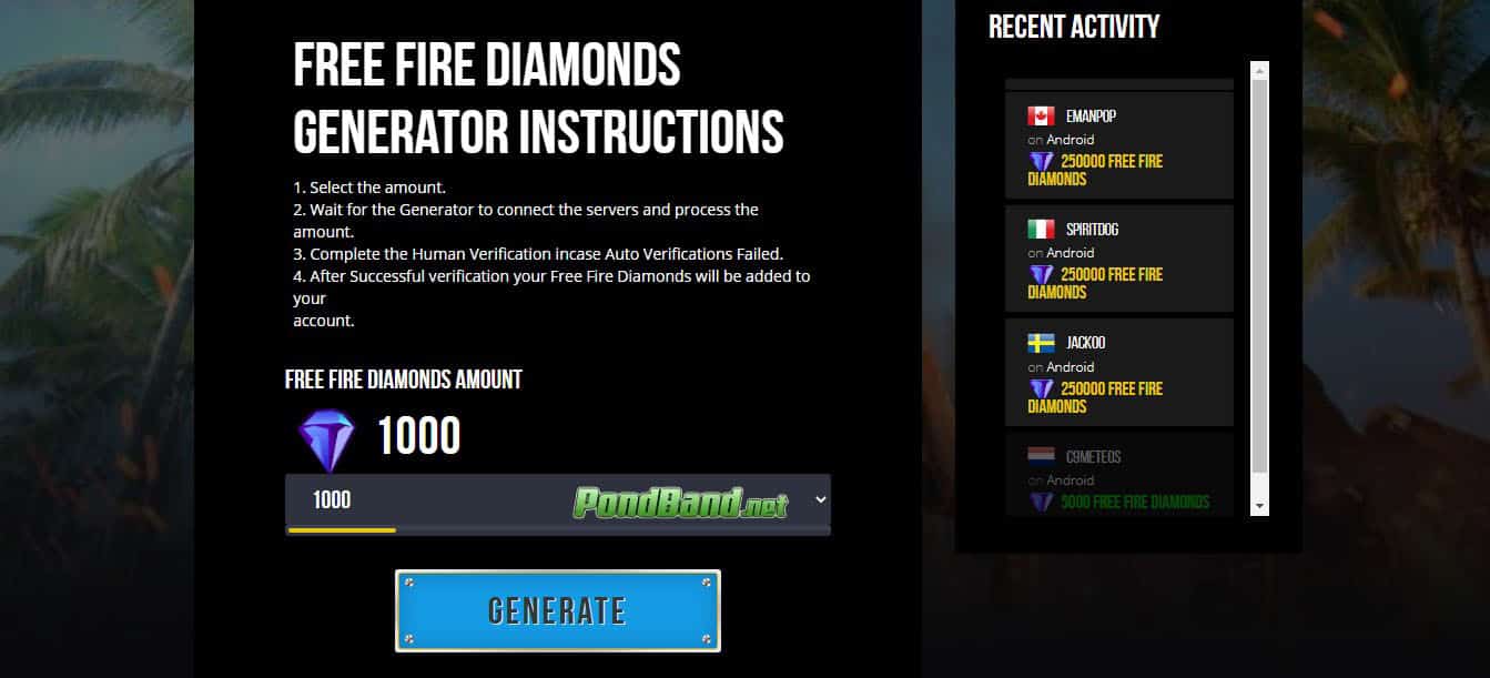 ff Generator Free Fire VIP