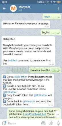 creat new bot